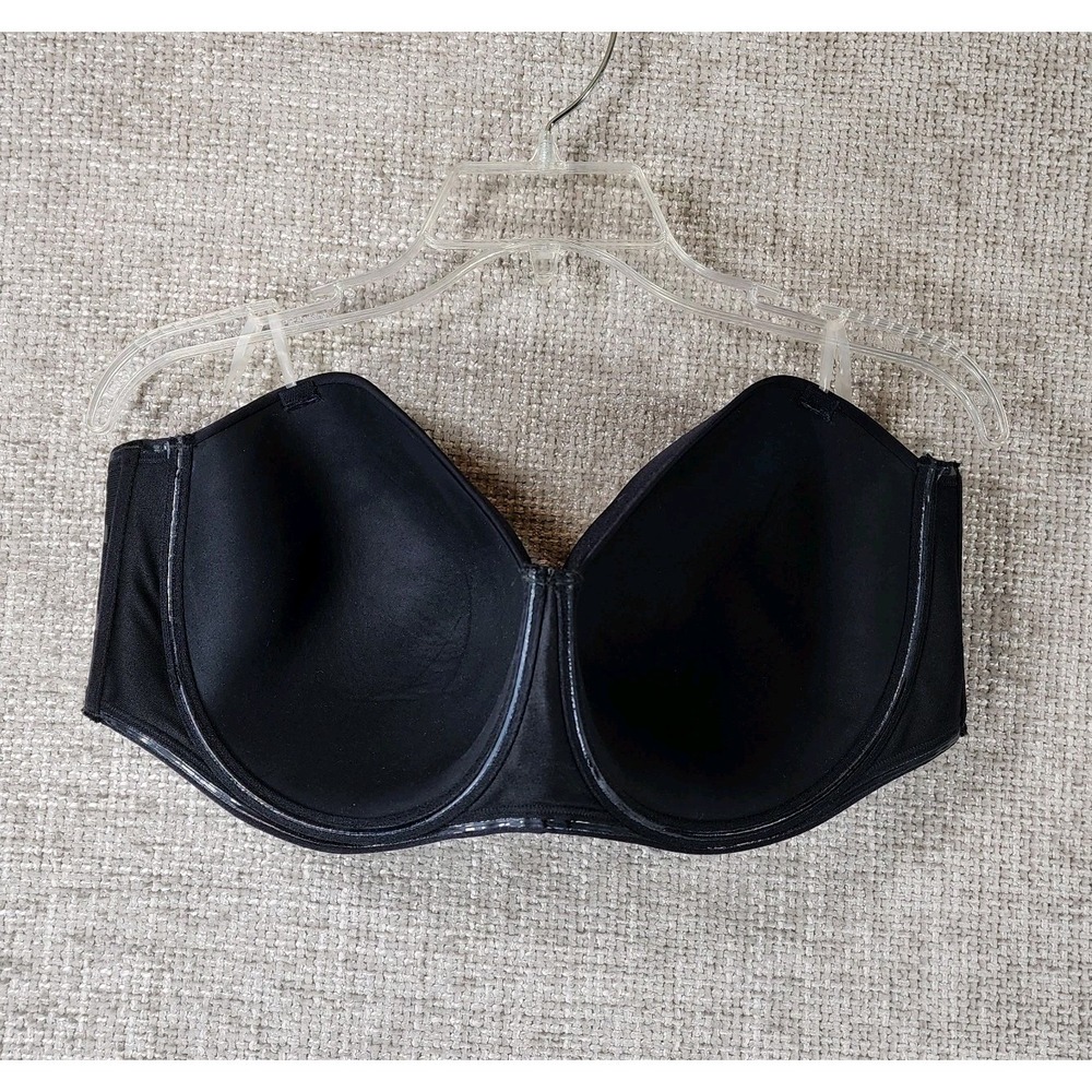 Vanity Fair Beauty Back Strapless Bra Style 74380 Womens 34H Midnight Black NWT - Picture 6 of 11